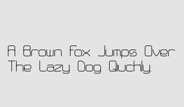 Quarterly Thin BRK English Font | Normal Type - Free Download