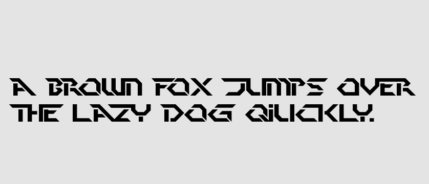 Perfect Dark BRK English Font | Regular Type - Free Download