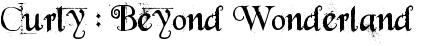 Beyond Wonderland English Font