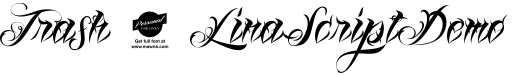 LinaScriptDemo English Font